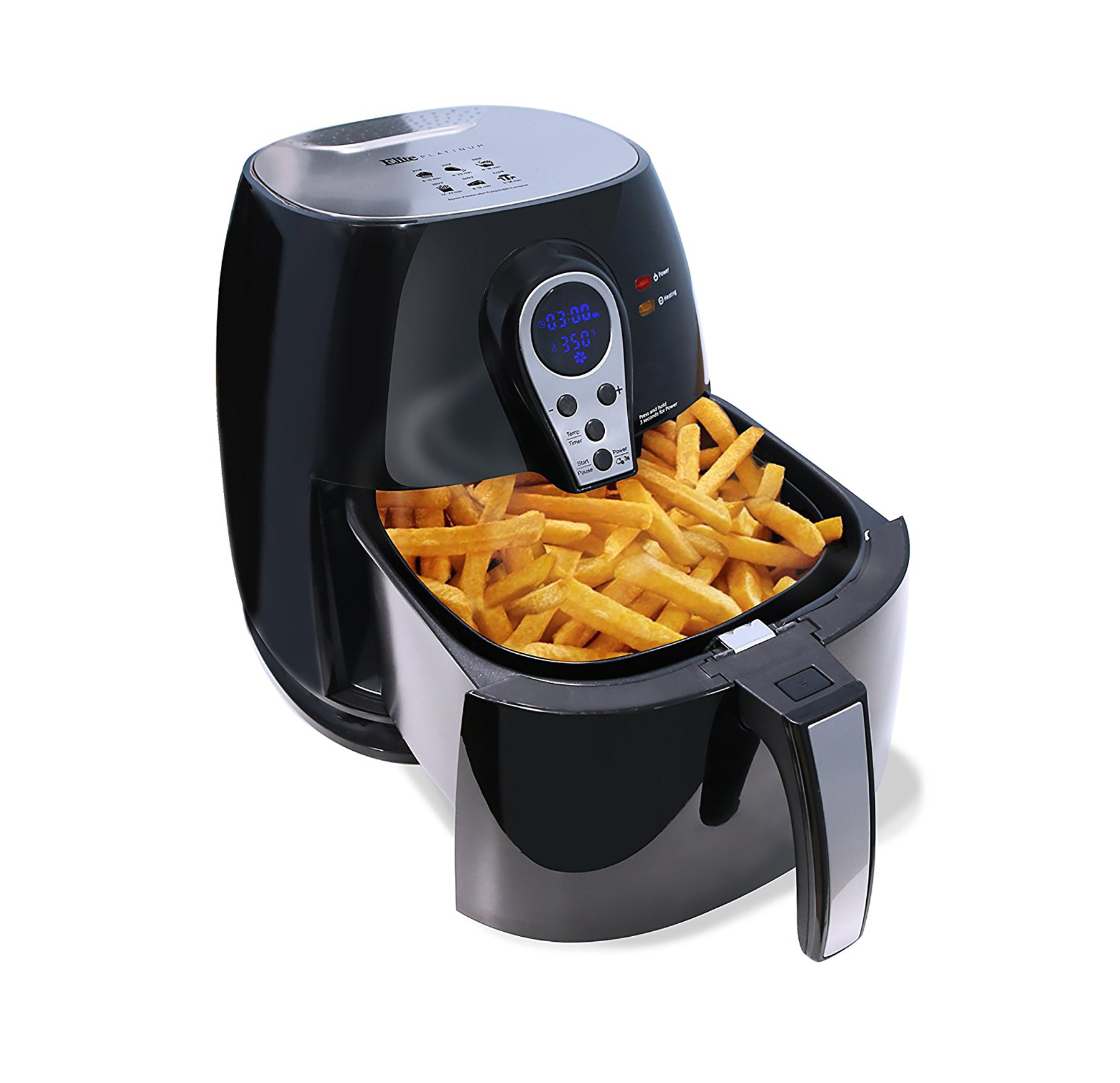 Elite Digital Air Fryer Bake Grill Rotisserie Electric Indoor Cooker ...