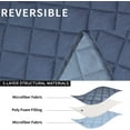 thumbnail image 5 of Easy-Going Loveseat Recliner Cover, Reversible Couch Cover for Double Recliner, Split Sofa Cover for Each Seat, Furniture Protector with Elastic Straps for Kids, Pets(2 Seater, Dark Blue/Light Blue), 5 of 7