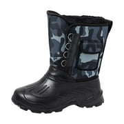 XZNGL Shoes for Men Winter Boots for Men Snow Boots Men Mens Winter Snow Boots Waterproof Warmest Plus Plush Outdoor Non-Slip Casual Shoes Men Mid-Calf Boots