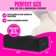 BBL Pillow After Surgery Sitting, Comfortable Butt Cushion for Long Sitting with Lipo Lumbar Molder Foam Board and Abdominal Board Post Surgery, BBL Post Surgery Supplies, BBL Pillow for Surgery