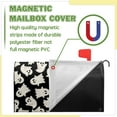 thumbnail image 4 of Ghost Mail Box Covers Magnetic Standard Size 21x18 inch Halloween Spooky Mailbox Cover Black Post Letter Box Cover Wraps for Outdoor Garden Decor, 4 of 6