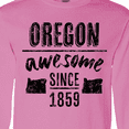 thumbnail image 4 of Inktastic Oregon Awesome Since 1859 Long Sleeve T-Shirt, 4 of 5
