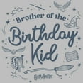 thumbnail image 2 of Men's Harry Potter Birthday Kid Brother  Graphic Tee Athletic Heather 3X Large, 2 of 5