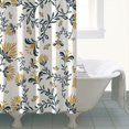 thumbnail image 5 of Rustic Country Floral and Bee Shower Curtain 72x84, Romantic Wildflower Design on Quick-Dry Polyester, 5 of 5