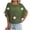Army Green, variant on Women's Crochet Knit Top Floral Applique Hollow Out Batwing Sleeve Casual Summer Beach Blouse