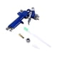 thumbnail image 4 of Blue HVLP Gravity Feed Pneumatic Paint Spray Gun, 0.8mm Low Pressure Nozzle, 100ml, 4 of 4