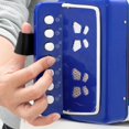 thumbnail image 4 of UBesGoo Kid 7 Treble Buttons 2 Bass Buttons Piano Accordion w/ Strap Musical Toy Blue, 4 of 9