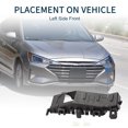 thumbnail image 3 of Soporte de parachoques único Bargains Bracket izquierdo delantera retención soporte montaje No.86513D3000 para Hyundai Tucson, 3 of 6
