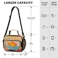 thumbnail image 4 of FORMRS Student Lunch Bag Insulated Reusable Cooler Box with Zipper Pockets, Goldfish, 4 of 9