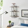 thumbnail image 5 of Danya B. Antigua Crossed Double Rectangle Shelf Unit, 5 of 7
