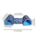 thumbnail image 2 of Cozy Hidden Tunnel Pet Bed for Small Animals Washable Comfortable Play and Rest Habitat for Rabbits Ferrets Hamsters, 2 of 3