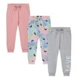 thumbnail image 1 of CHUANK Ensemble de Pantalons de Jogging Ultra Doux à Taille Extensible pour Fille - Lot de 3, 1 of 3