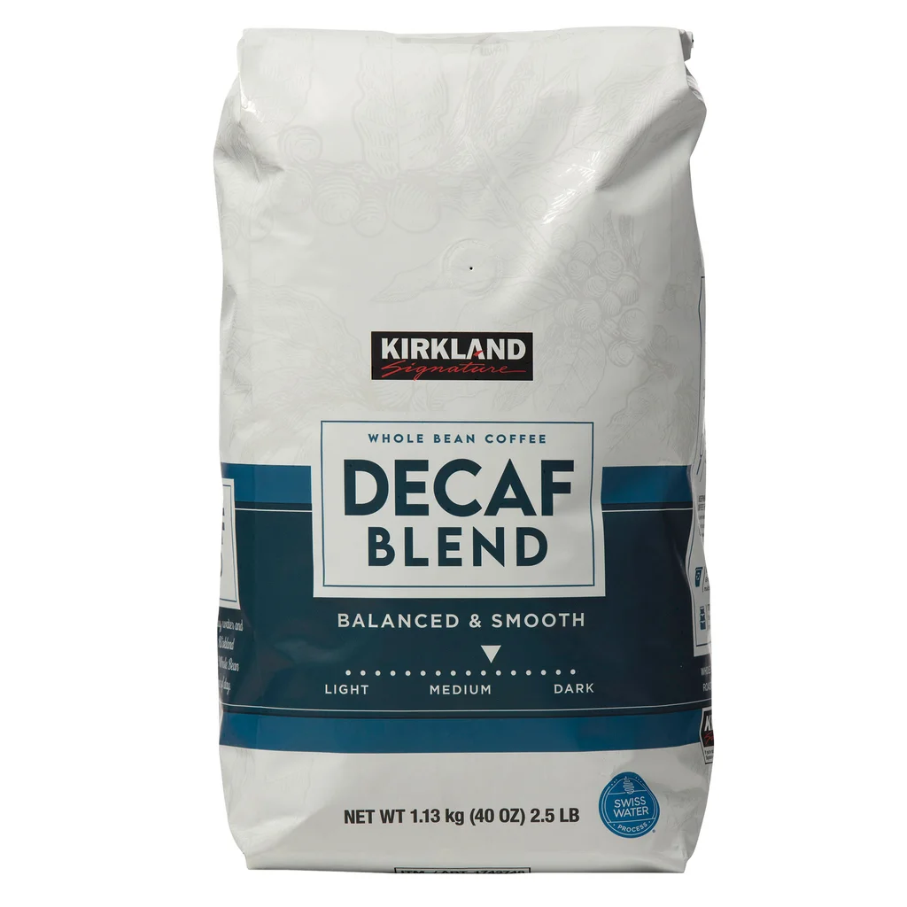 2 Packs Decaf House Blend Whole Bean Coffee Medium Roast 2.5 lbs Each
