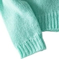 thumbnail image 7 of PMVFHDE Women's Winter Casual Daily V-Neck Solid Color Button Soft Warm Cardigan Knit Sweater Coat Mint Green,XL, 7 of 7