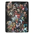 thumbnail image 4 of Horror Movie Characters Blanket Ultra-Soft Micro Fleece Blanket Comfortable Air Conditioning Blanket Halloween Decoration Gifts Blankets for Bed Couch Chair Living Room, 4 of 4