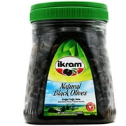 Ikram Black Sele Olives 35.27 Oz (1000 Gr)