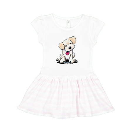 

Inktastic Cream Doodle Pup Gift Toddler Girl Dress