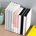 thumbnail image 6 of Pcapzz 2Pcs Metal Bookends,Heavy Duty Book Ends Support for Shelves Modern Minimalist Style Bookends Multi-Purpose Book Stoppers for Books Office,White, 6 of 8