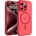 thumbnail image 1 of Funda magnética TOCOL para iPhone 15 Pro Max de 6.7 pulgadas, color rojo, 1 of 6