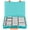 Green, variant on 2200+ Trading Cards Holder Case for C.A.H/for MTG Deck Box Cards, Transparent-Box Only