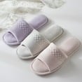 thumbnail image 2 of Roxoni Women Coral Fleece Slippers - Unique Cotton Filled Top, Soft and Warm Slip-On for Relaxing at Home, 2 of 4