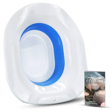 Sitz Bath Basin Over the Toilet Basin for Postpartum and Hemorrhoids Care by Fivona