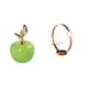 thumbnail image 1 of Estatua,Escultura de fruta artificial,estatua y artesanía,Colección de figuras de cerámica para decoración del hogar,Portabotellas de vino,Soporte para botellas de vino,soporte para, 1 of 8