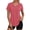 Red, variant on Rosvigor Womens Workout Tops V Neck T Shirts Comfy Athletic Shirts Loose Women Activewear Top for Gym Running Yoga