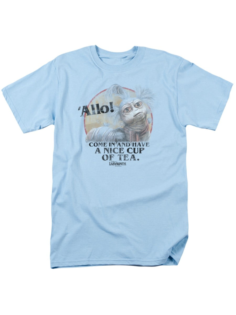 Labyrinth Classic Jim Henson Film Movie Nice Cup Of Tea Beast Adult TShirt Tee