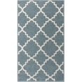 thumbnail image 1 of Infinity Home 21063 2 ft. 3 in. x 3 ft. 11 in. Sydney Lulus Lattice Area Rug - Light Blue, 1 of 1