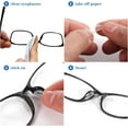 thumbnail image 7 of Air Bag Nosepads Adhesive Eyeglass Nose Pads Anti-Slip Nose Pads Comfortable Air Chamber Nose Pads 3.5 mm/ 0.14 inch Thickness for Full Frame Eyeglasses Sunglasses (20 Pairs Black), 7 of 7