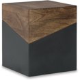thumbnail image 5 of Trailbend Eclectic Accent End Table, Brown & Gunmetal, 5 of 8