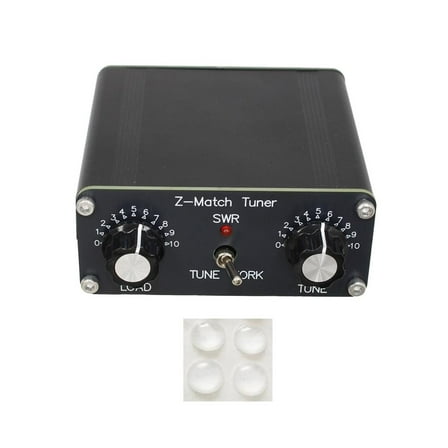 QRP Antennas Tuner with 25 to 2500Ohm Matching Ranges for Outdoor Communication Balanced Line& UHF Double Leads Antennas