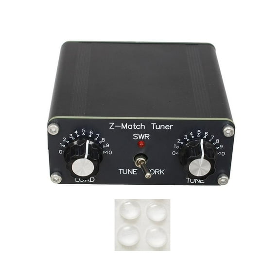 QRP Antennas Tuner with 25 to 2500Ohm Matching Ranges for Outdoor Communication Balanced Line& UHF Double Leads Antennas