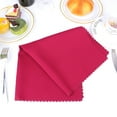 thumbnail image 2 of NUOLUX Napkins Cloth Tablecloth Dinner Table Set Reusable Washable Kitchen Bulk Golden White Red Pink, 2 of 6