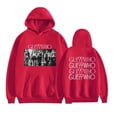 thumbnail image 1 of GUE Double Sided Pattern Hoodies For Unisex Vintage Pullovers,S,Red, 1 of 2