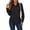 Black, variant on Womens Button Down Shirts Lapel Long Sleeve Blouses Business Work Shirt Dressy Casual Collared Tops