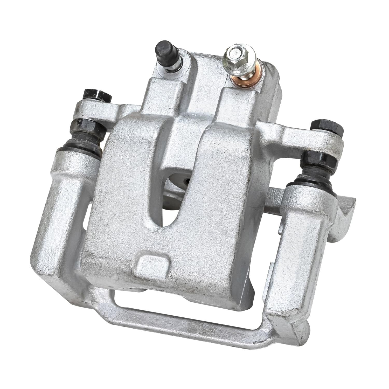 Detroit Axle - Pair Rear Brake Calipers w/Brackets Replacement for Dodge Charger Challenger Magnum 300