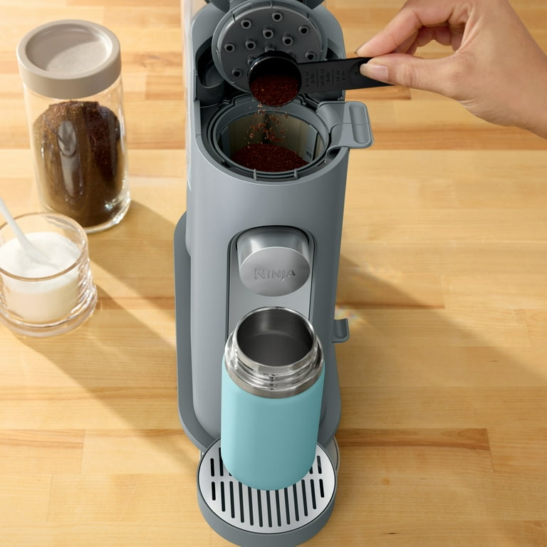 Ninja Pods & Grounds Single-Serve Coffee Brewer, Steam Grey Ninja Pods & Grounds Single-Serve Coffee Brewer, Steam Grey
