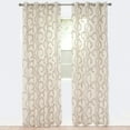 thumbnail image 2 of Lavish Home Andrea Embroidered Curtain Panel, 2 of 7
