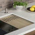 thumbnail image 1 of KRAUS Workstation Kitchen Sink Wood Grain Composit, 1 of 5