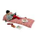 thumbnail image 3 of Abstract Floor Pillow Lounger Cover, Diamond Shaped Mosaic Crossed Geometric Forms in Watercolor Picture, Nap Mat Printed Fabric Case for 5 Pillows, 88" x 27", Orange Purple Pink, by Ambesonne, 3 of 5