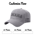 thumbnail image 7 of QASIEATN Diy Personalized Mother's Day Birthday Custom Name Printed Baseball Cap Daily Wear Accessories Baseball Caps for Women, 7 of 7