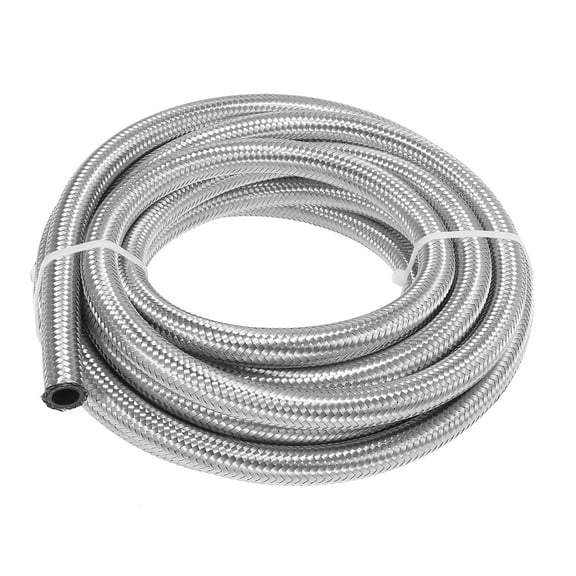 AN8 1/2" 16ft CPE Fuel Line Hose Stainless Steel Car Engines Braided Tube