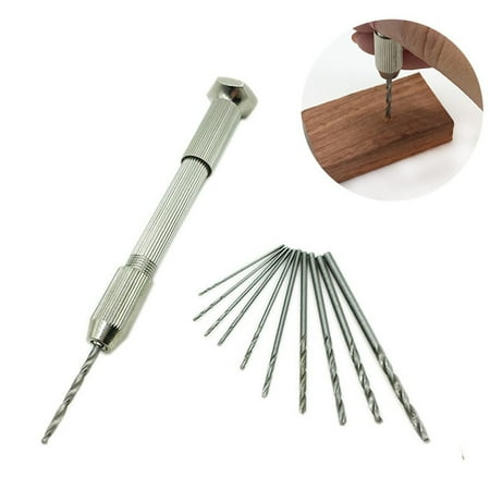 

Hand Drill DIY Drill Bit For PCB/Crafts/Jewelry Keyless Chuck Mini Durable