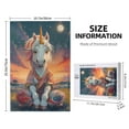 thumbnail image 4 of Disketp Starry Sky Cute Horse Custom Puzzle Personalized Puzzles 1000 Pieces, Customized Picture Puzzle for Adult and Teens((29.5×19.7in, Vertical), 4 of 9