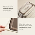 thumbnail image 4 of Fearlessin Stainless Steel Upgrade USB Plug Lunch Box For Heat Preservation Anywhere Lunch Box Stainless Steel Dark blue Heating bag, 4 of 6