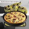 thumbnail image 5 of Funny Rubber Duck with Sunglasses Oven Mitts and Pot Holders Insulated Gloves & Kitchen Counter Safe Mats for Cooking BBQ Baking Grilling (2-Piece Set), 5 of 6