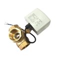 thumbnail image 4 of Injueey Válvula de bola eléctrica de 3 hilos y 2 controles Válvula de bola eléctrica motorizada de latón Jardín y Patio No.14, 4 of 6