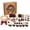 Cabin A1, variant on 3D Fabric Poke Wreath DIY Kit for Adults Christmas Holiday Decor, Textured 3D Fabric Wreath, No-Sew DIY Supply, With Hook, Highland Cow Themed Wreath